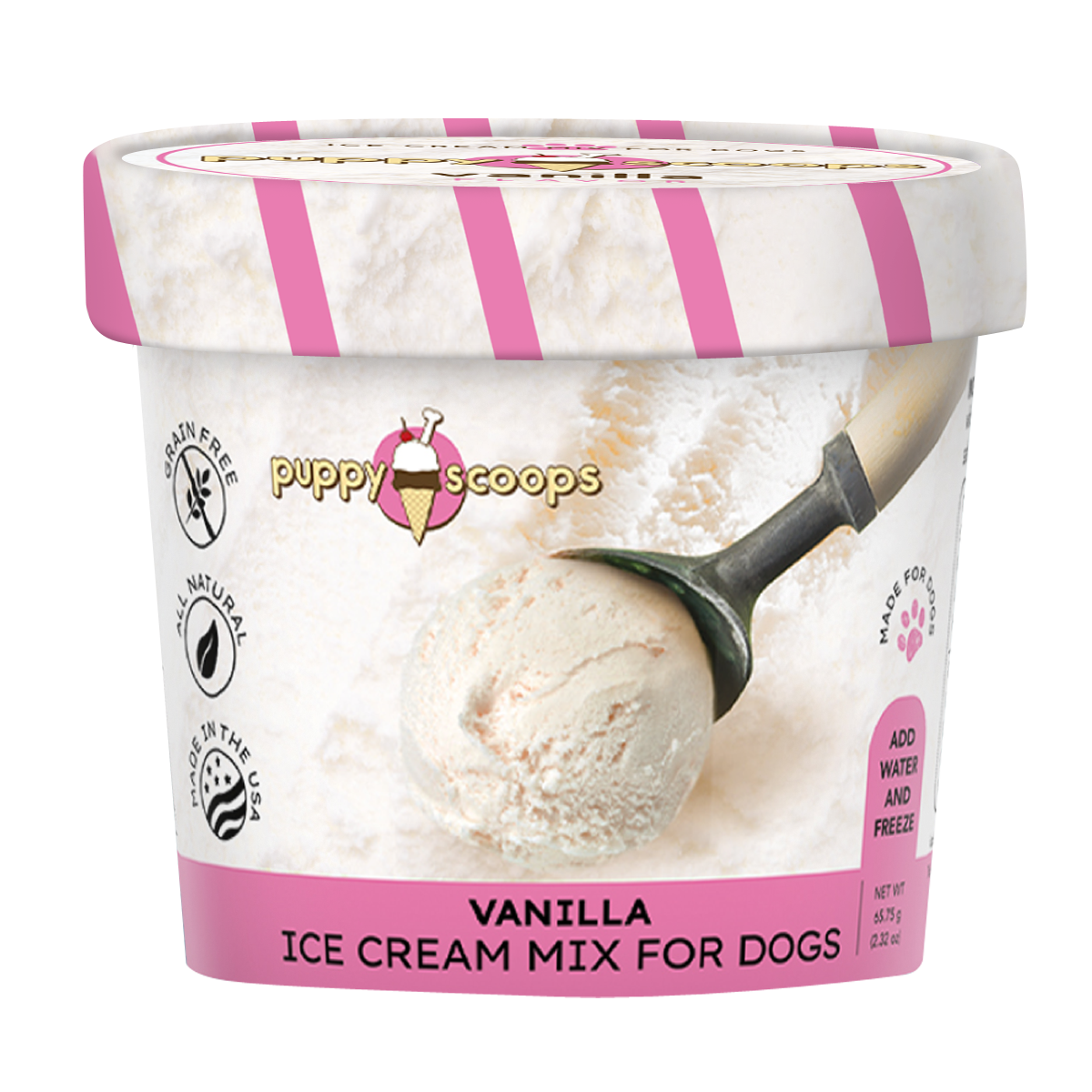 Puppy Cake LLC - Puppy Scoops Ice Cream Mix for Dogs: Maple Bacon / 4.65 oz